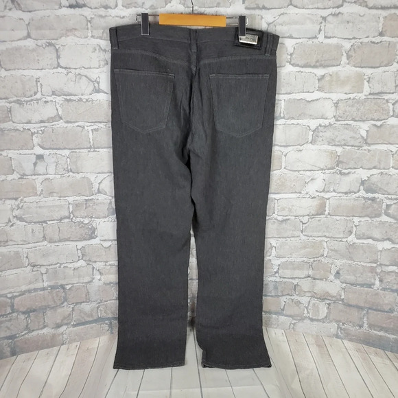 Hugo Boss Alabama Wool Blend Relaxed Trouser Straight  Leg Gray 37.5W - Picture 4 of 9